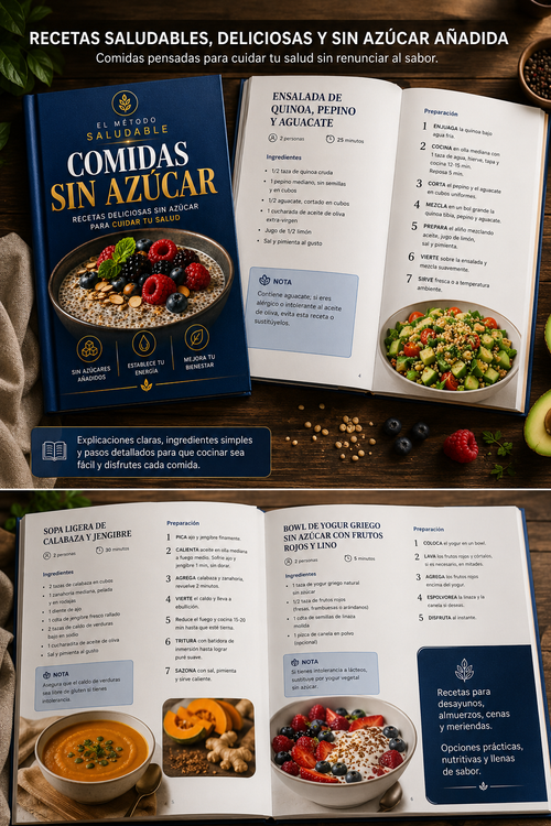 Comidas Sin Azúcar